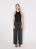 Rd Corset Collar Tank Top - Black