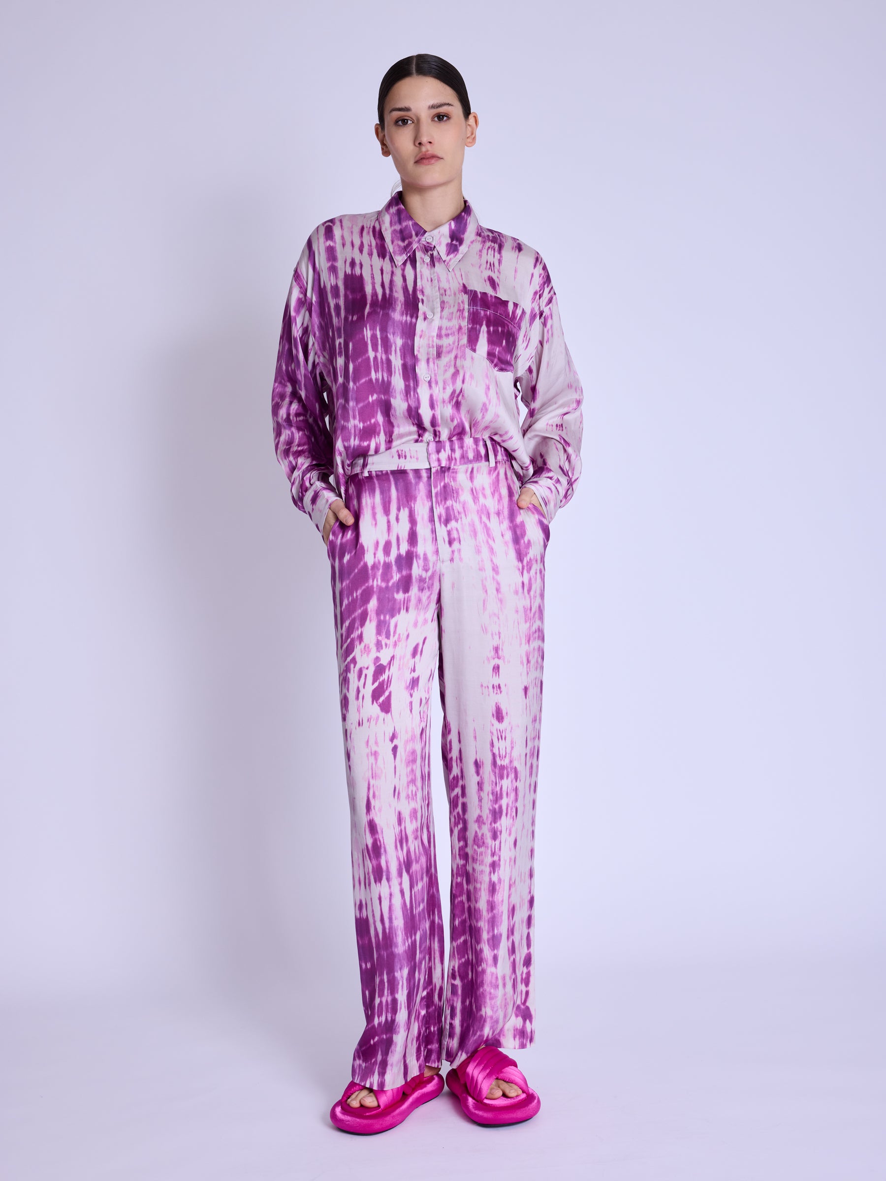 Imp City Trousers - Mosaic-Purple