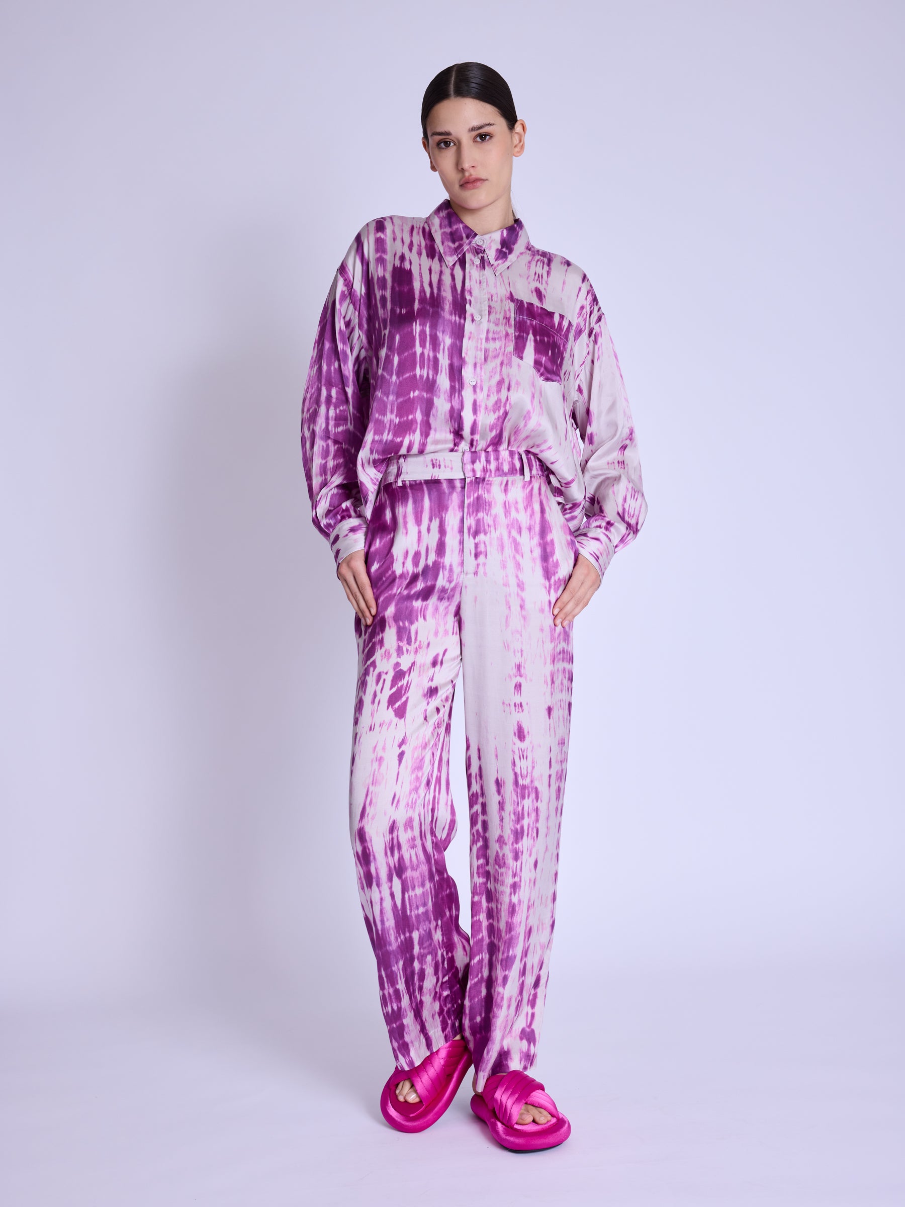 Imp City Trousers - Mosaic-Purple