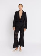 Pantalon Broderie Anglaise - Black