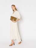 Berenice - Long Dress With Braids - Off-White