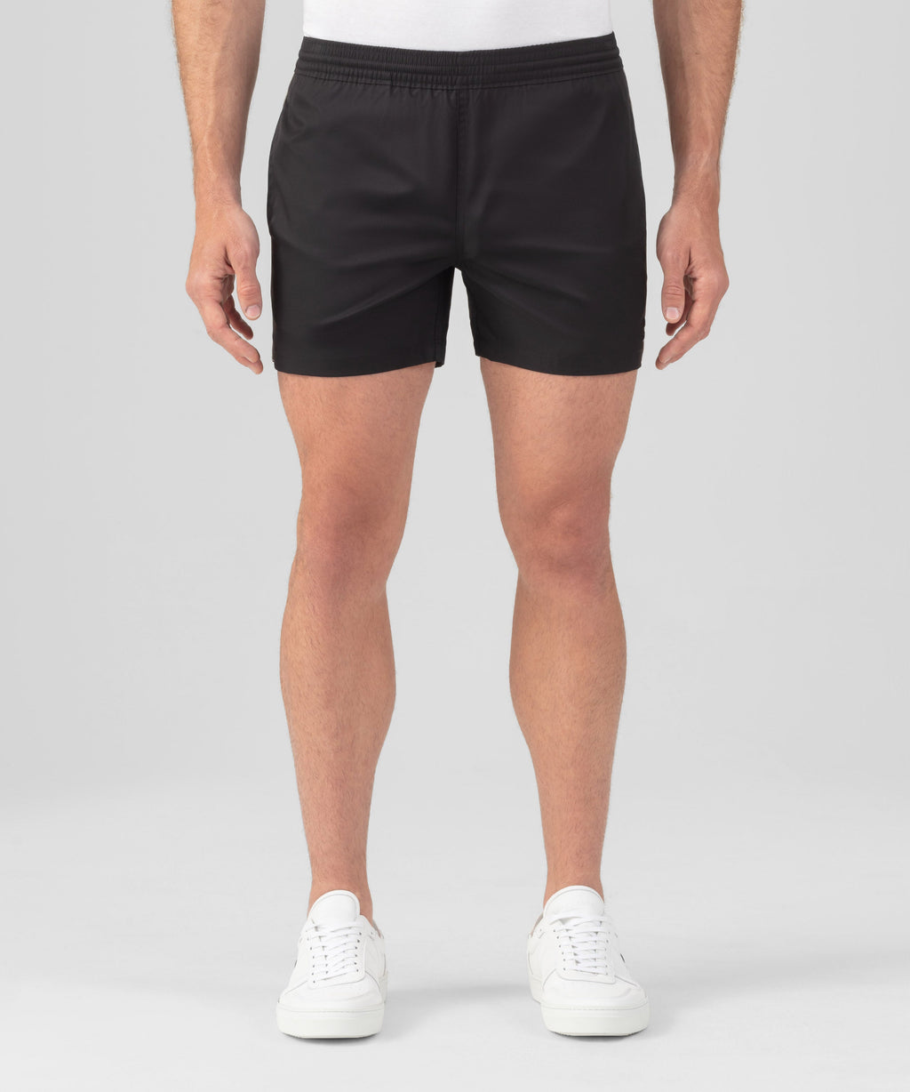 RD Pantaloncini Exerciser con Piping: Nero