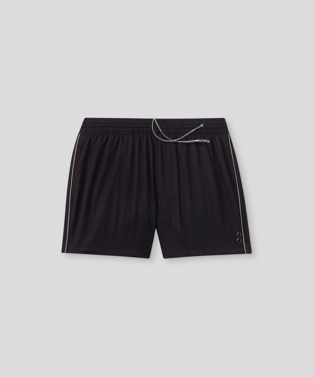 RD Pantaloncini Exerciser con Piping: Nero