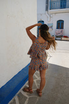Top Suzanne Liberty Bleu