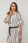 Top - Blanco Negro - Mujer