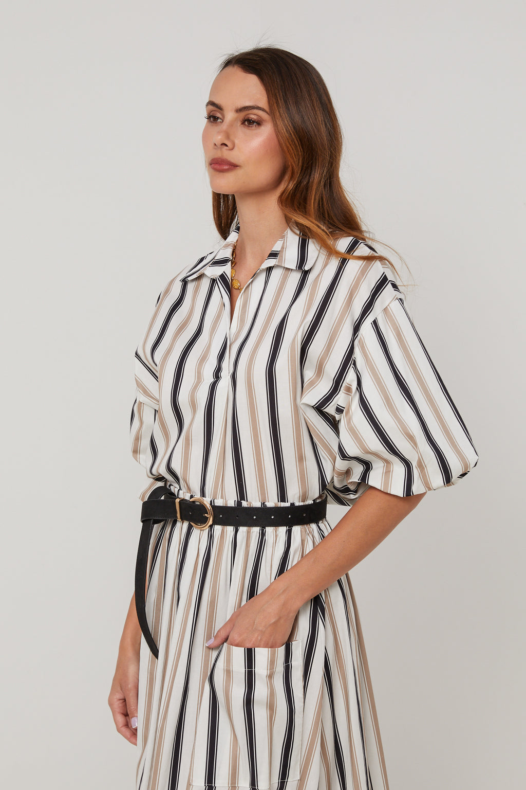Top - Blanco Negro - Mujer