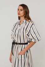 Top - Blanco Negro - Mujer