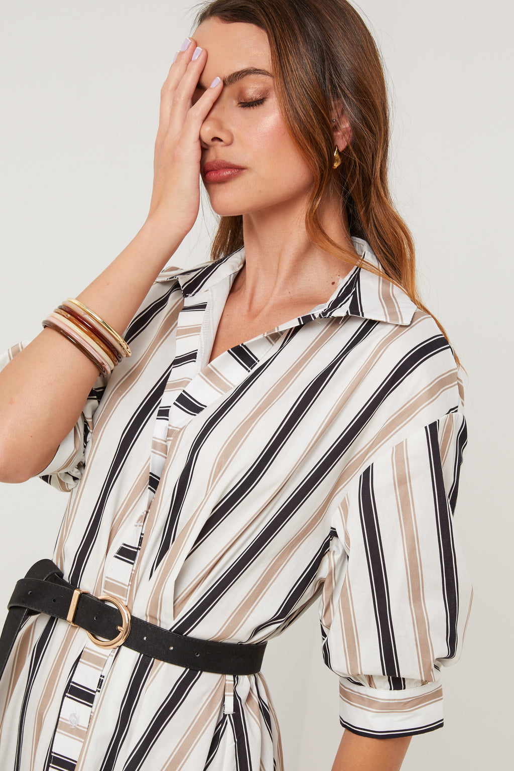Dress - Black White - Women