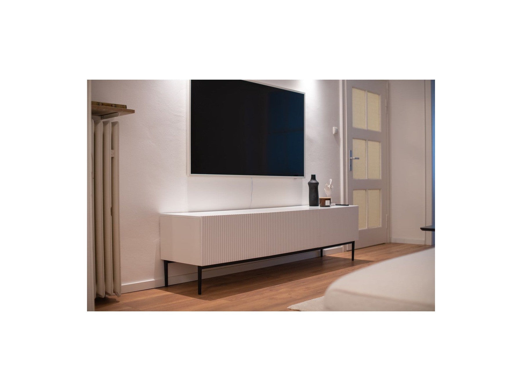 Kasha - TV Unit - Black Legs - 2 Sizes