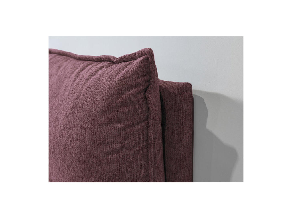 Garance - Lit Coffre Avec Tête De Lit Effet Oreiller