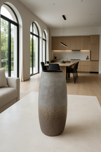 Terea - Vase - Verre - Taupe/Gris