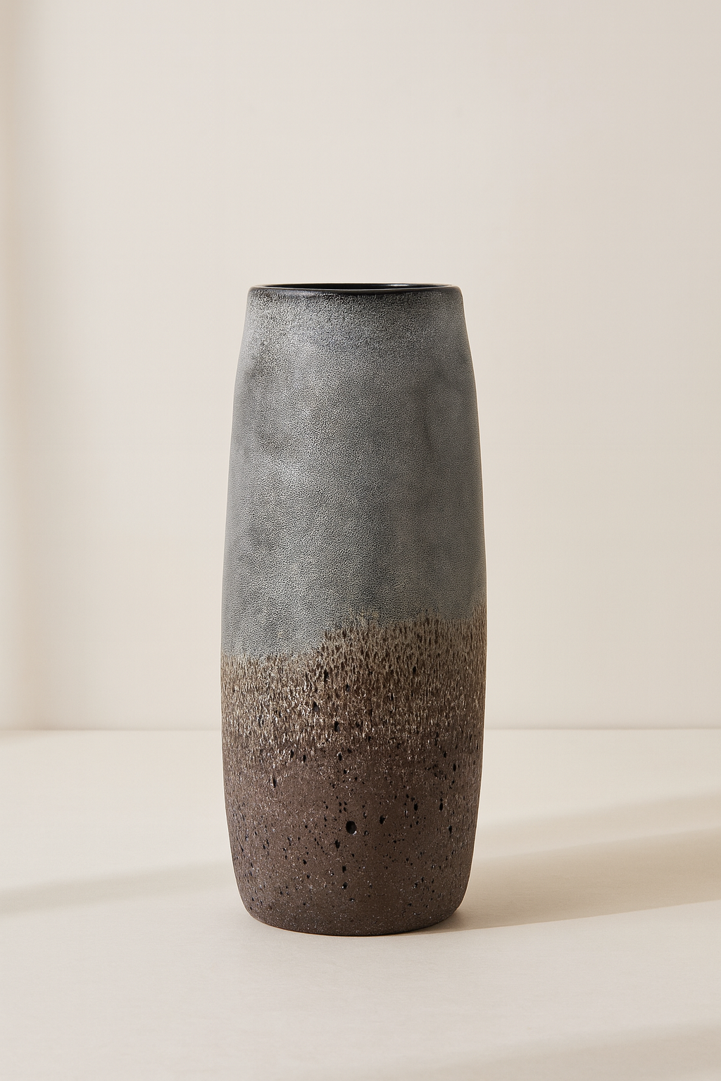 Terea - Vase - Verre - Taupe/Gris