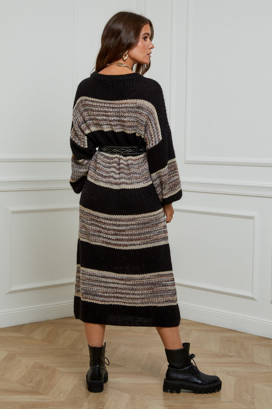 Sweater Dress - Black