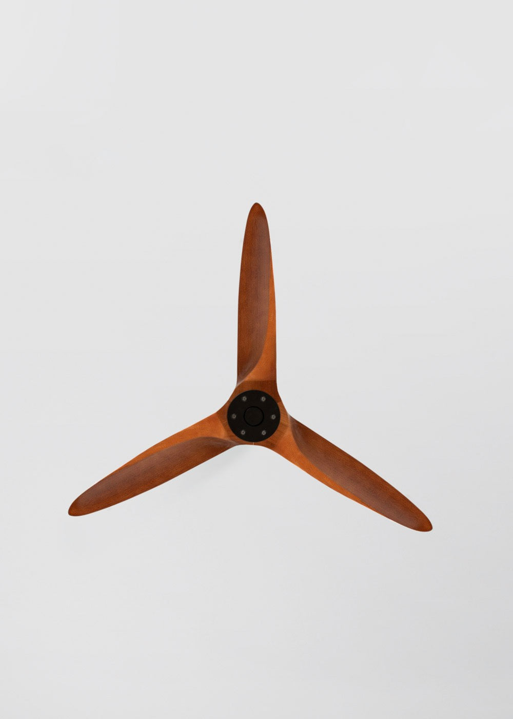 Wind Century - Ventilateur De Plafond En Bois 40W Silencieux - Noir/Bois Foncé
