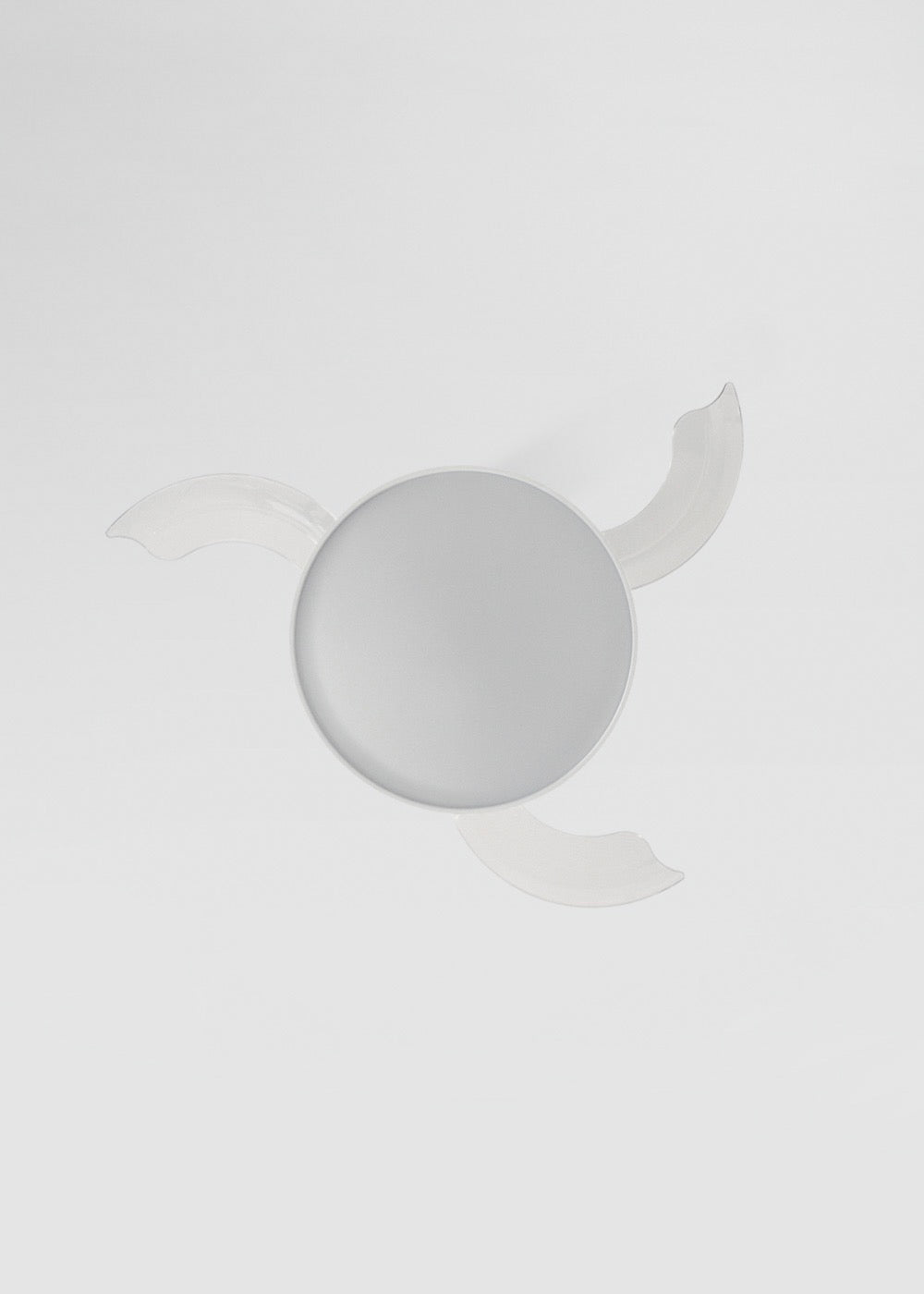 Wind Clear Studio - Ventilateur De Plafond 40W Silencieux Avec Pales Rétractables Et Lumière Led - Blanc