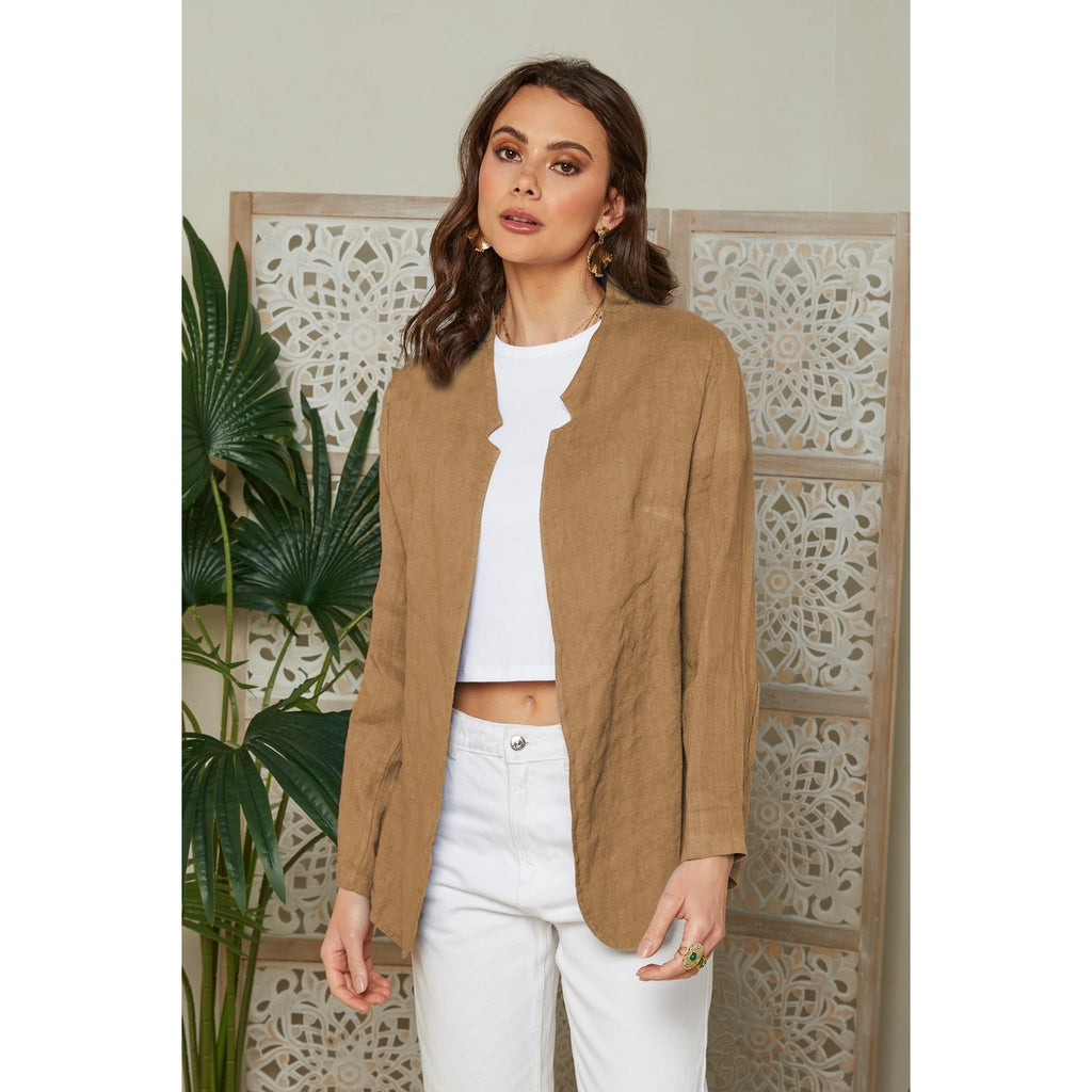Chaqueta - Camel - Mujer