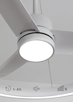 Wind Halo - Ventilador De Techo Silencioso 36W Ø108Cm Con Aro De Luz LED