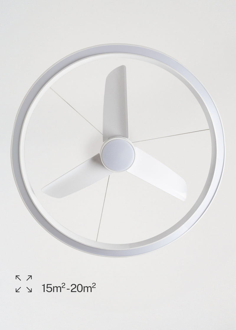 Wind Halo - 36W Silent Ceiling Fan Ø108cm with LED Light Ring