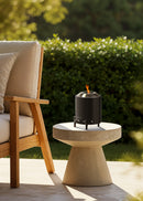 Fire Pit Compact - Brasero De Table 1,5 Kw Extérieur À Pellets Sans Fumée - Noir