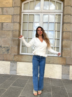 Cárdigan con lazo Helena beige