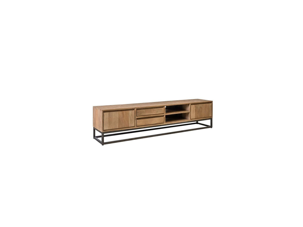 Bergerac - Ensemble Avec Buffet 190 Cm + Meuble Tv 200 Cm Bois Massif De Manguier