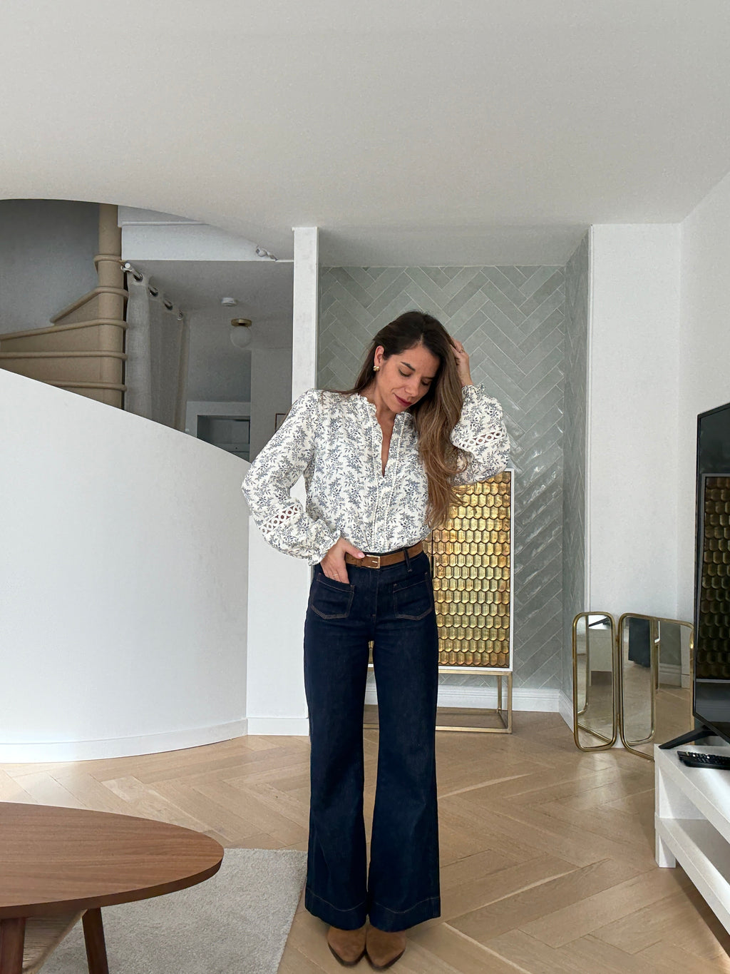 Blusa Emma de flores