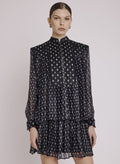 Berenice - Quilted Bib Shirt - Losali Print
