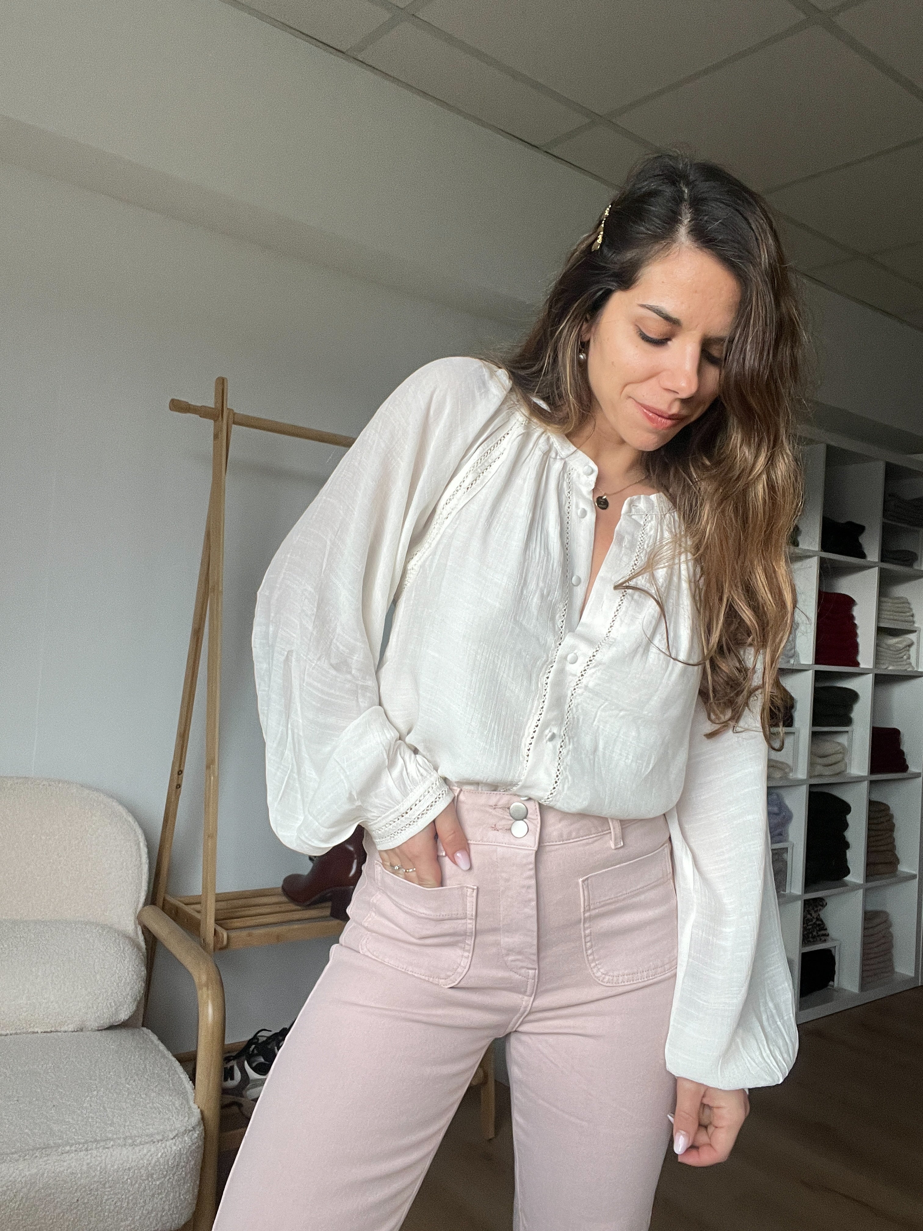 Flare Jeans Elenette Rose