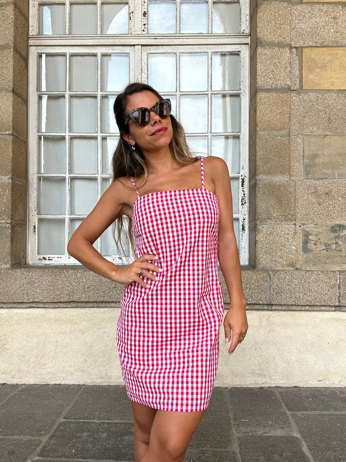 Vestido Sara rojo