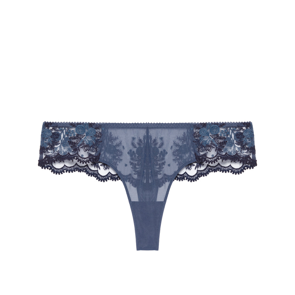 Tanga Intrigue - Azul Ceniza