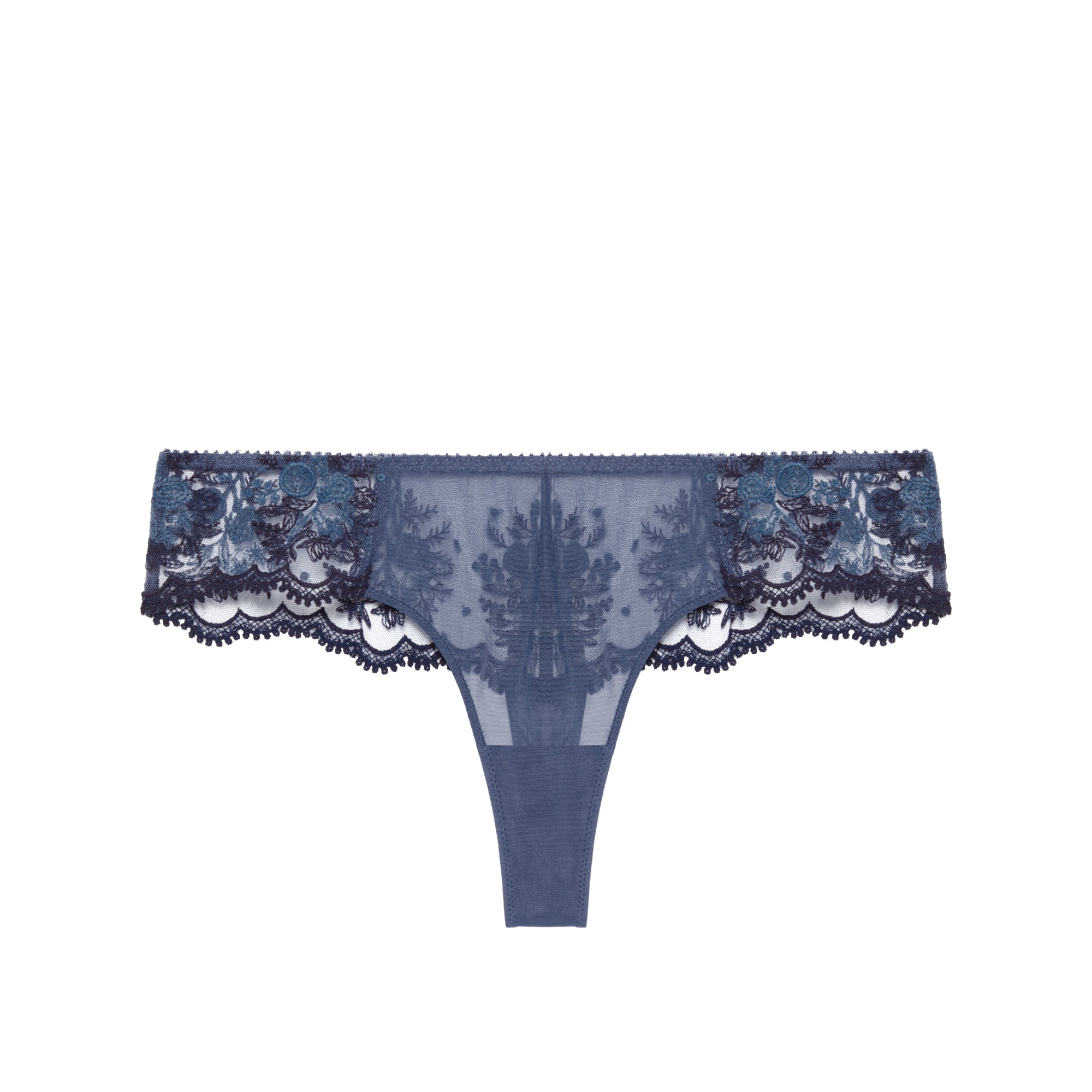 Tanga Intrigue - Azul Ceniza