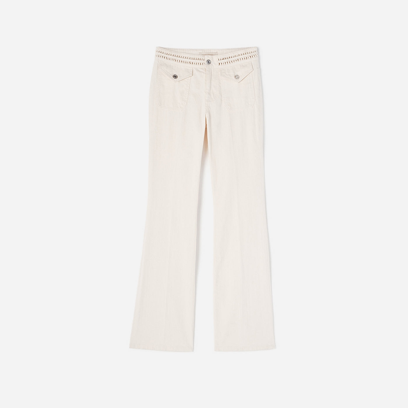 Vanessa Bruno - Jean Bootcut Nano - Ecru