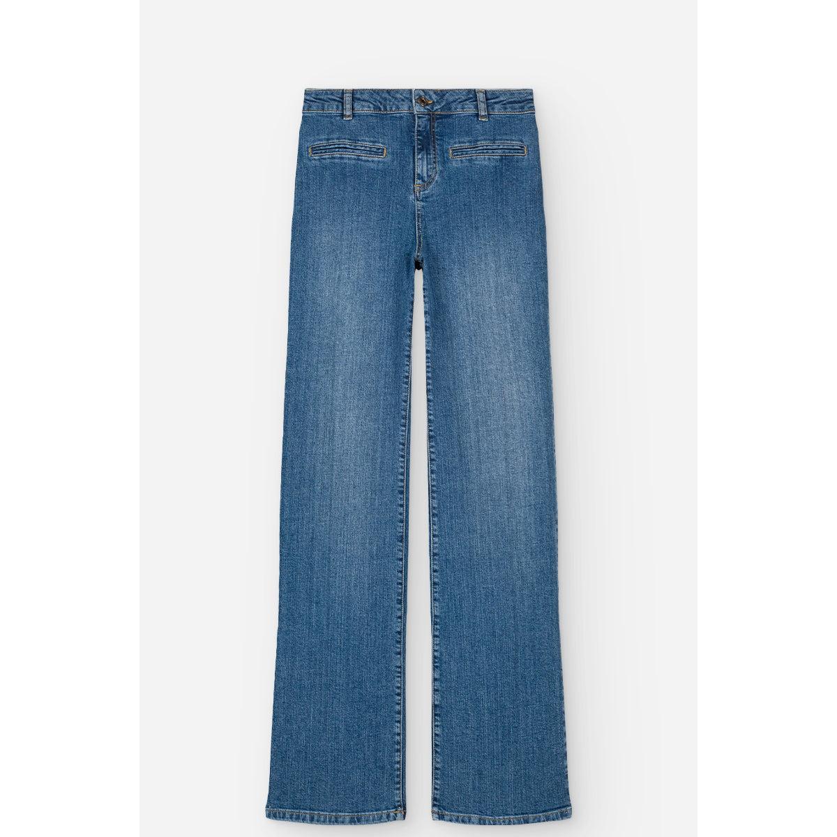 Vanessa Bruno - Jean Flare Nello - Indigo Clair