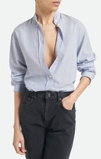 Vanessa Bruno - Camisa Lidiane - Blanco/Azul