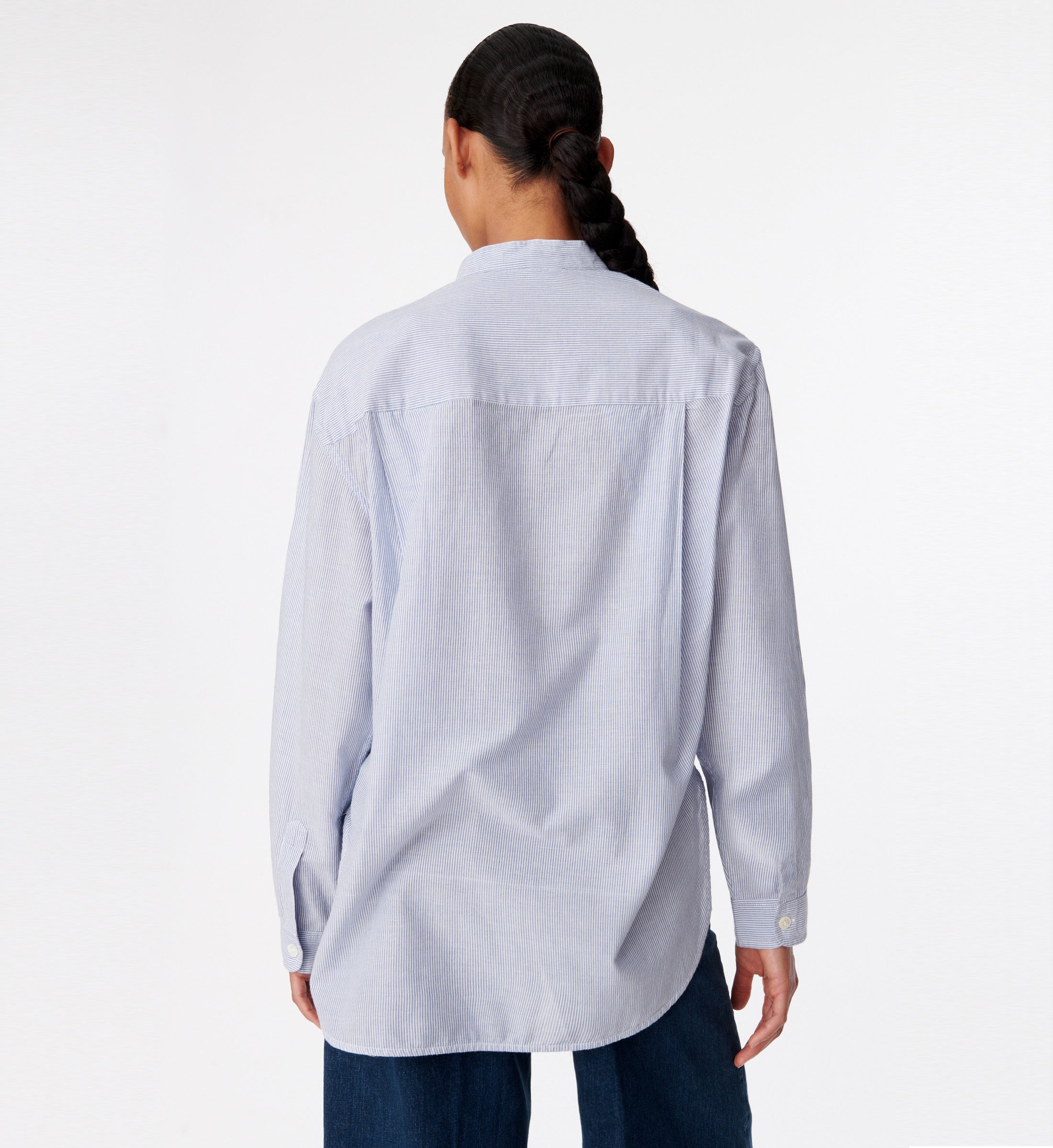Vanessa Bruno - Camisa Lidiane - Blanco/Azul