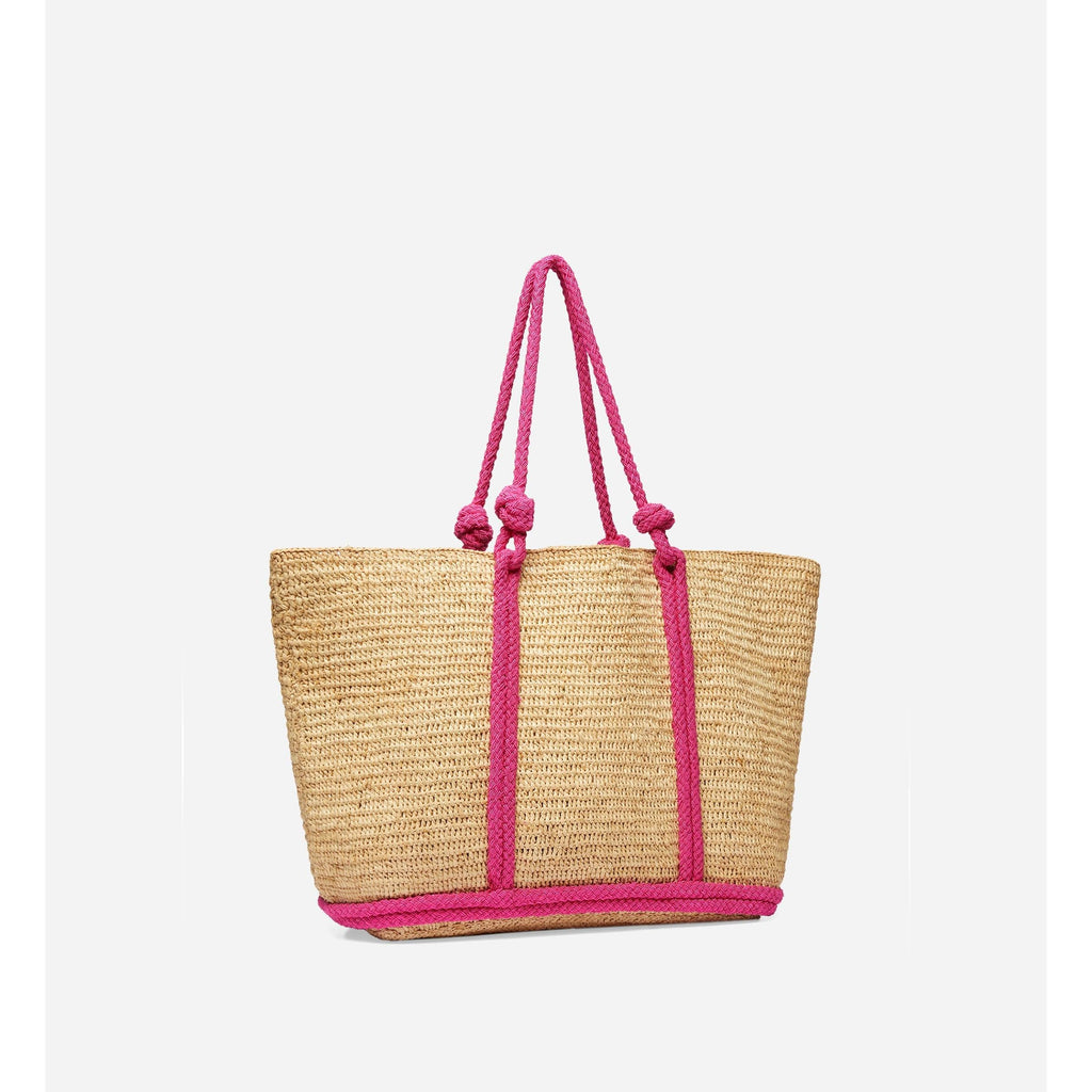 Vanessa Bruno - Bolso Capazo Grande de Rafia - Rosa