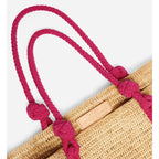 Vanessa Bruno - Bolso Capazo Grande de Rafia - Rosa