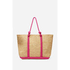 Vanessa Bruno - Bolso Capazo Grande de Rafia - Rosa