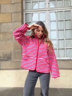 Carmen Striped Fleece Jacket
