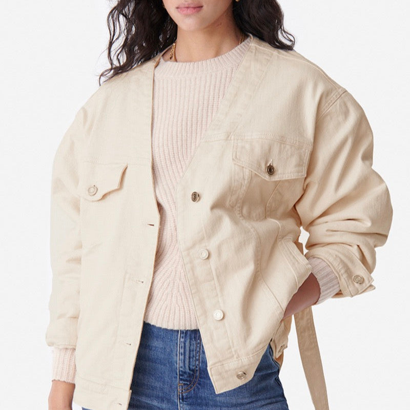 Vanessa Bruno - Chaqueta Cooper - Natural