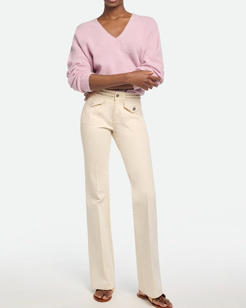 Vanessa Bruno - Vaquero Bootcut Nano - Off White