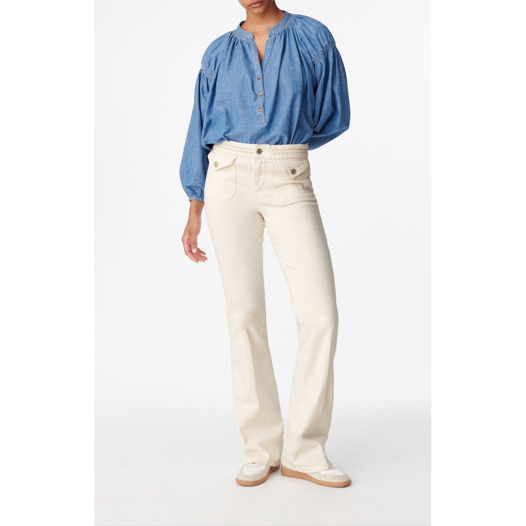 Vanessa Bruno - Vaquero Bootcut Nano - Natural