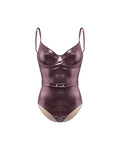 Maillot De Bain Une Pièce Zoë Shine Bronze