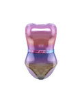 Maillot De Bain Une Pièce L'Estival Sunset Kaki / Rose