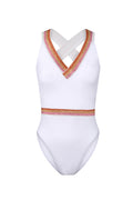 Bañador Samba de 1 pieza - Blanco