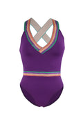 Golden Violet One Piece Swimsuit