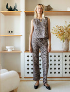 Top met luipaardprint Ansa