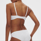 Wish Triangle Push-Up Bra - Crystal White