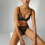 Soutien-Gorge Push-Up Bloom - Noir