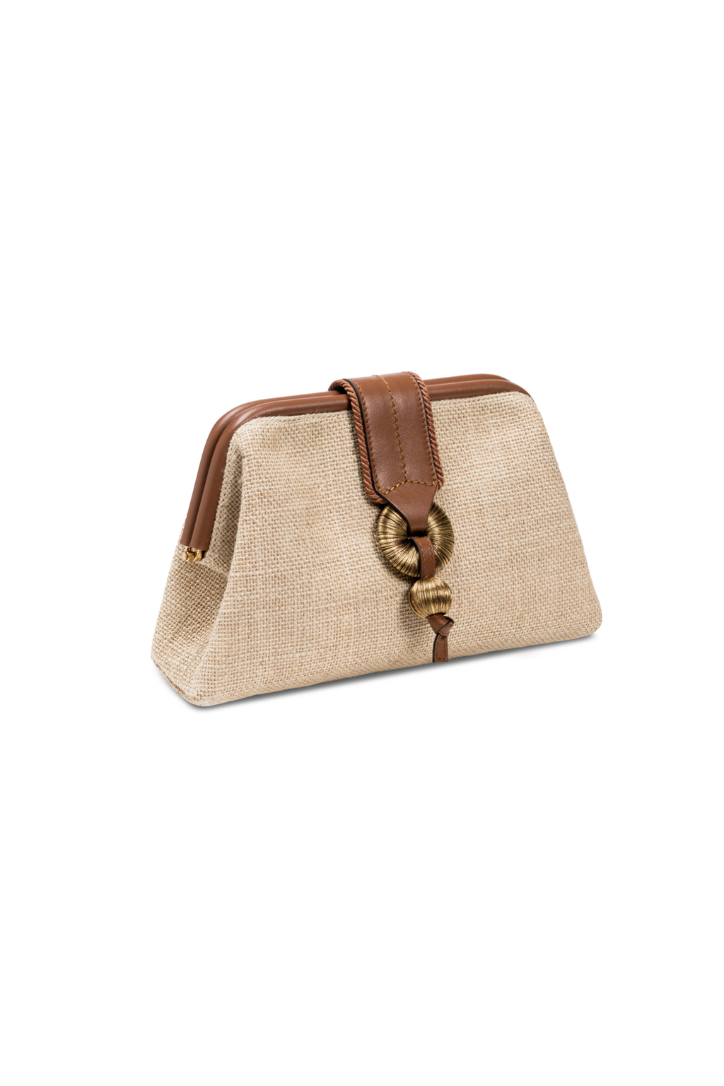 Boho Chic Natural Pouch Bag